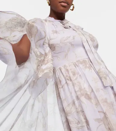 Erdem Chiara printed silk gown | Thumbnail 3 Erdem Chiara printed silk gown | Thumbnail 3