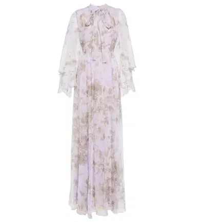 Erdem Chiara printed silk gown | Thumbnail 1 Erdem Chiara printed silk gown | Thumbnail 1
