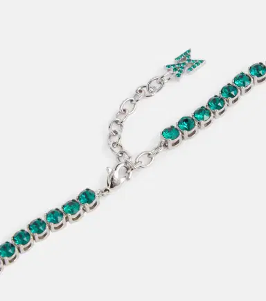 Amina Muaddi Tennis crystal-embellished necklace | Thumbnail 3 Amina Muaddi Tennis crystal-embellished necklace | Thumbnail 3