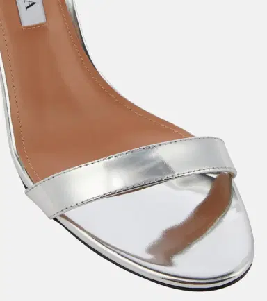 Aquazzura So Nude 85 metallic leather sandals | Thumbnail 3 Aquazzura So Nude 85 metallic leather sandals | Thumbnail 3