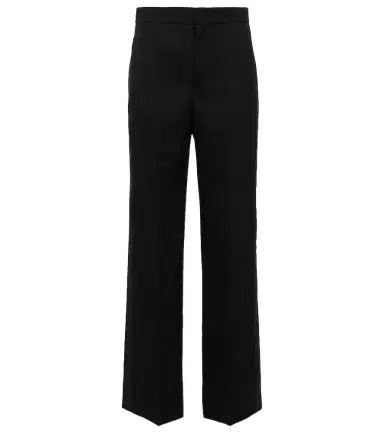 Isabel Marant Scarly satin-tape wide wool pants | Thumbnail 1 Isabel Marant Scarly satin-tape wide wool pants | Thumbnail 1
