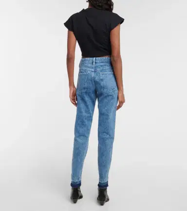 Isabel Marant Zineae cotton jersey crop top | Thumbnail 4 Isabel Marant Zineae cotton jersey crop top | Thumbnail 4