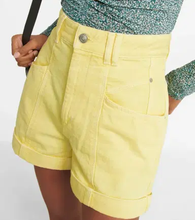 Isabel Marant Vetanio high-rise denim shorts | Thumbnail 3 Isabel Marant Vetanio high-rise denim shorts | Thumbnail 3