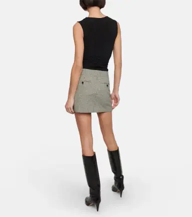 Isabel Marant Licoba crêpe miniskirt | Thumbnail 3 Isabel Marant Licoba crêpe miniskirt | Thumbnail 3