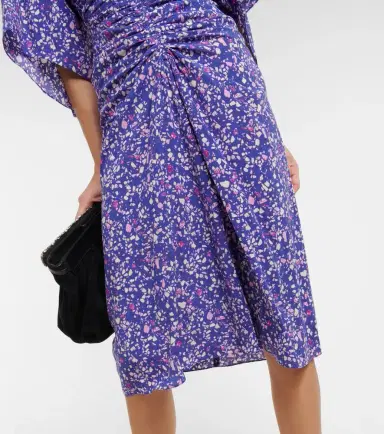 Isabel Marant Lurner silk-blend midi dress | Thumbnail 5 Isabel Marant Lurner silk-blend midi dress | Thumbnail 5