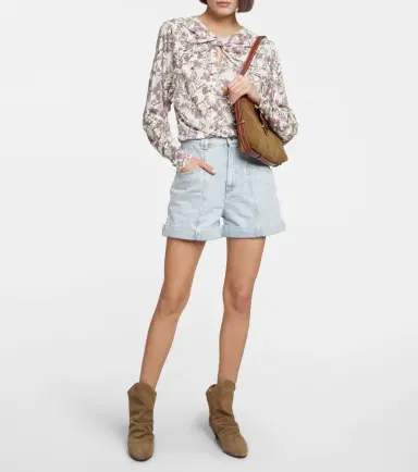 Isabel Marant Jociae printed jersey top | Thumbnail 2 Isabel Marant Jociae printed jersey top | Thumbnail 2