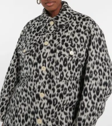 Isabel Marant Odelino leopard-print virgin wool jacket | Thumbnail 2 Isabel Marant Odelino leopard-print virgin wool jacket | Thumbnail 2