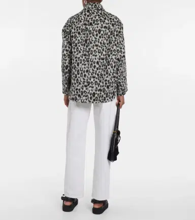 Isabel Marant Odelino leopard-print virgin wool jacket | Thumbnail 3 Isabel Marant Odelino leopard-print virgin wool jacket | Thumbnail 3
