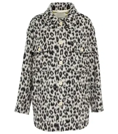 Isabel Marant Odelino leopard-print virgin wool jacket | Thumbnail 1 Isabel Marant Odelino leopard-print virgin wool jacket | Thumbnail 1