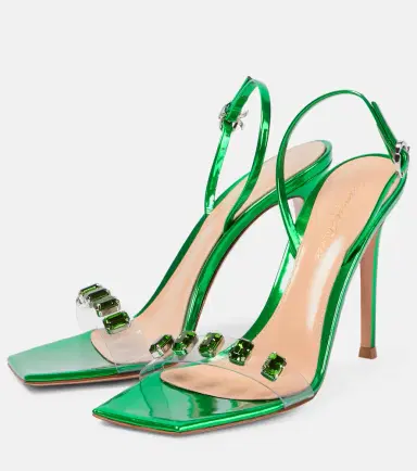 Gianvito Rossi Ribbon Candy 105 leather sandals | Thumbnail 5 Gianvito Rossi Ribbon Candy 105 leather sandals | Thumbnail 5
