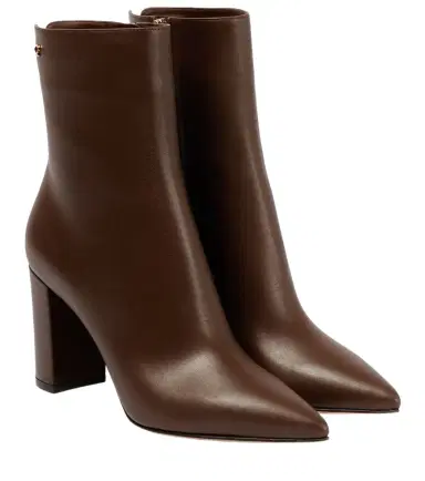 Gianvito Rossi Lyell leather ankle boots | Thumbnail 1 Gianvito Rossi Lyell leather ankle boots | Thumbnail 1