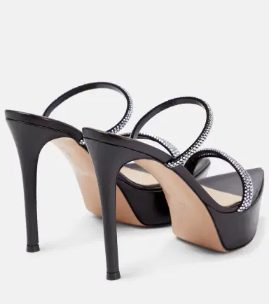 Gianvito Rossi Embellished leather platform sandals | Thumbnail 2 Gianvito Rossi Embellished leather platform sandals | Thumbnail 2