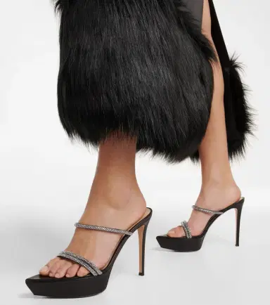 Gianvito Rossi Embellished leather platform sandals | Thumbnail 5 Gianvito Rossi Embellished leather platform sandals | Thumbnail 5