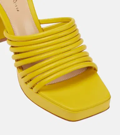 Gianvito Rossi Lena 95 leather mules | Thumbnail 2 Gianvito Rossi Lena 95 leather mules | Thumbnail 2