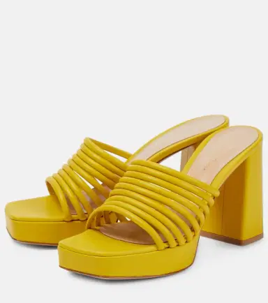 Gianvito Rossi Lena 95 leather mules | Thumbnail 4 Gianvito Rossi Lena 95 leather mules | Thumbnail 4