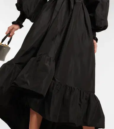 Patou Off-shoulder faille maxi dress | Thumbnail 4 Patou Off-shoulder faille maxi dress | Thumbnail 4