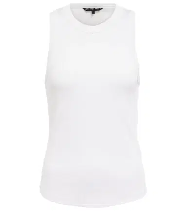 Veronica Beard Jordyn cotton jersey tank top | Thumbnail 1 Veronica Beard Jordyn cotton jersey tank top | Thumbnail 1
