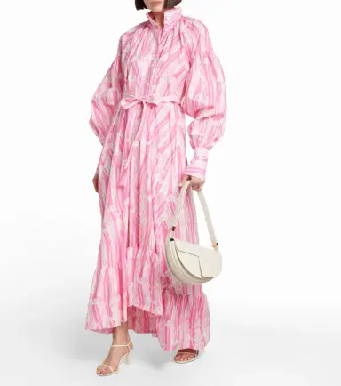 Patou Printed cotton maxi dress | Thumbnail 5 Patou Printed cotton maxi dress | Thumbnail 5