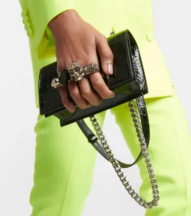 McQueen Jewelled Satchel leather shoulder bag | Thumbnail 6 McQueen Jewelled Satchel leather shoulder bag | Thumbnail 6