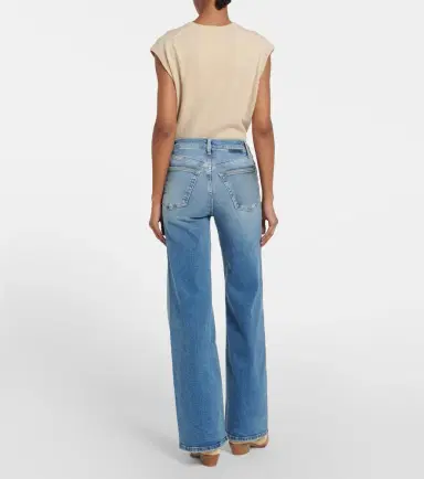Re/Done '70s high-rise wide jeans | Thumbnail 5 Re/Done '70s high-rise wide jeans | Thumbnail 5