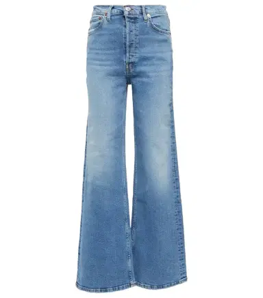 Re/Done '70s high-rise wide jeans | Thumbnail 1 Re/Done '70s high-rise wide jeans | Thumbnail 1