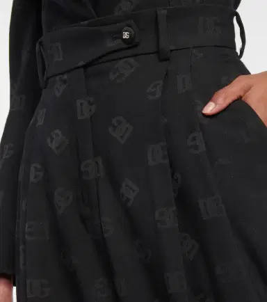 Dolce & Gabbana High-rise wool-blend wide pants | Thumbnail 2 Dolce & Gabbana High-rise wool-blend wide pants | Thumbnail 2