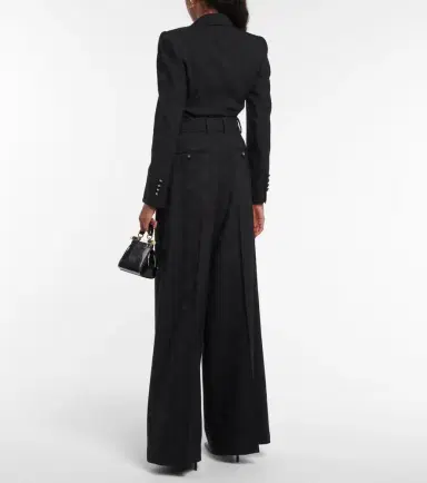 Dolce & Gabbana High-rise wool-blend wide pants | Thumbnail 3 Dolce & Gabbana High-rise wool-blend wide pants | Thumbnail 3