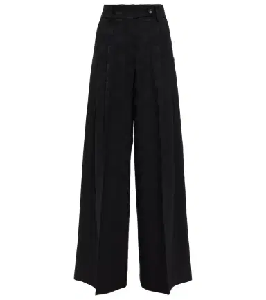 Dolce & Gabbana High-rise wool-blend wide pants | Thumbnail 1 Dolce & Gabbana High-rise wool-blend wide pants | Thumbnail 1