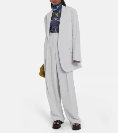 Dries Van Noten Pleated wide pants | Thumbnail 4 Dries Van Noten Pleated wide pants | Thumbnail 4
