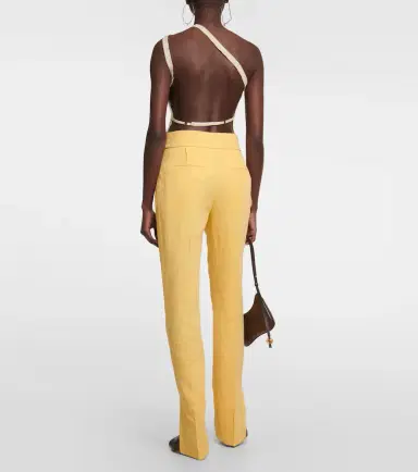 Jacquemus Le Pantalon Tibau linen-blend pants | Thumbnail 3 Jacquemus Le Pantalon Tibau linen-blend pants | Thumbnail 3