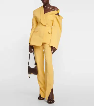 Jacquemus Le Pantalon Tibau linen-blend pants | Thumbnail 6 Jacquemus Le Pantalon Tibau linen-blend pants | Thumbnail 6