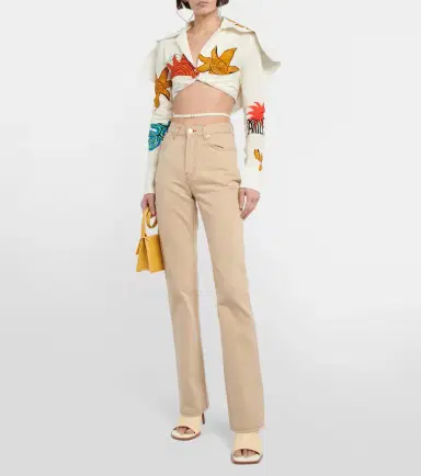 Jacquemus La Chemise Meio printed cropped shirt | Thumbnail 2 Jacquemus La Chemise Meio printed cropped shirt | Thumbnail 2
