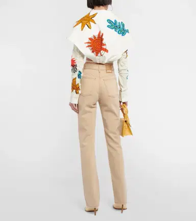 Jacquemus La Chemise Meio printed cropped shirt | Thumbnail 3 Jacquemus La Chemise Meio printed cropped shirt | Thumbnail 3