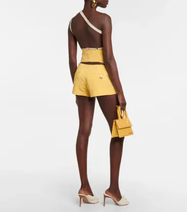 Jacquemus Le Short Areia high-rise linen-blend shorts | Thumbnail 2 Jacquemus Le Short Areia high-rise linen-blend shorts | Thumbnail 2