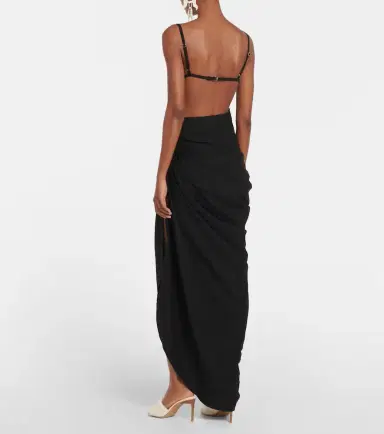 Jacquemus La Robe Saudade voile maxi dress | Thumbnail 4 Jacquemus La Robe Saudade voile maxi dress | Thumbnail 4