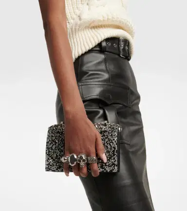 McQueen Jewelled Satchel embellished shoulder bag | Thumbnail 6 McQueen Jewelled Satchel embellished shoulder bag | Thumbnail 6
