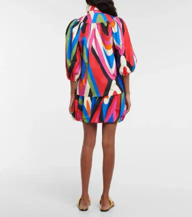 Pucci Printed cotton blouse | Thumbnail 3 Pucci Printed cotton blouse | Thumbnail 3