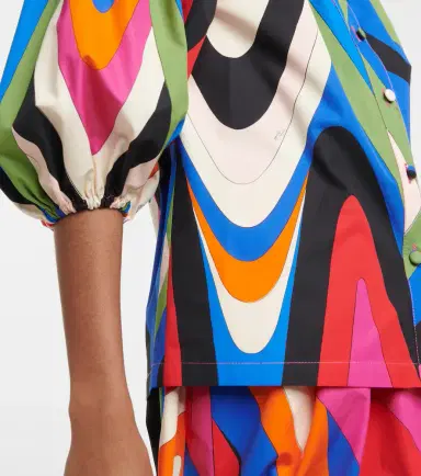 Pucci Printed cotton blouse | Thumbnail 4 Pucci Printed cotton blouse | Thumbnail 4