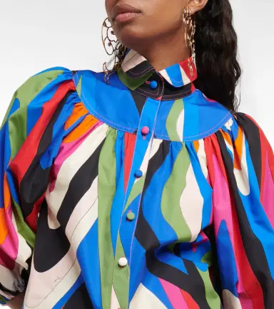 Pucci Printed cotton blouse | Thumbnail 5 Pucci Printed cotton blouse | Thumbnail 5