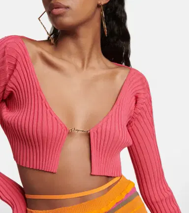 Jacquemus La Maille Pralu cropped cardigan | Thumbnail 2 Jacquemus La Maille Pralu cropped cardigan | Thumbnail 2
