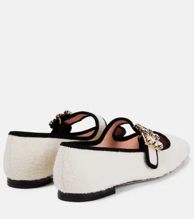 Roger Vivier Très Vivier Babies bouclé flats | Thumbnail 2 Roger Vivier Très Vivier Babies bouclé flats | Thumbnail 2