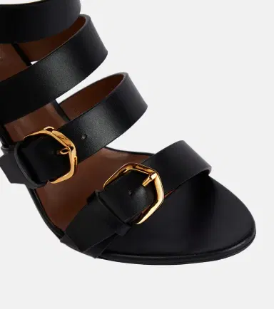 Alaïa Alaïa Buckle leather sandals | Thumbnail 3 Alaïa Alaïa Buckle leather sandals | Thumbnail 3