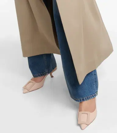 Roger Vivier Virgule leather slingback pumps | Thumbnail 5 Roger Vivier Virgule leather slingback pumps | Thumbnail 5