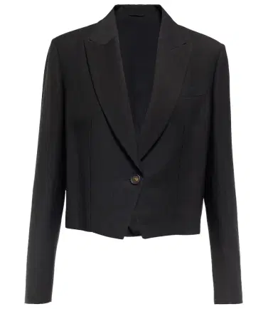 Brunello Cucinelli Cropped blazer | Thumbnail 1 Brunello Cucinelli Cropped blazer | Thumbnail 1