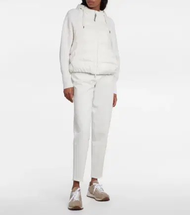 Brunello Cucinelli Wool and cashmere-blend knit jacket | Thumbnail 2 Brunello Cucinelli Wool and cashmere-blend knit jacket | Thumbnail 2