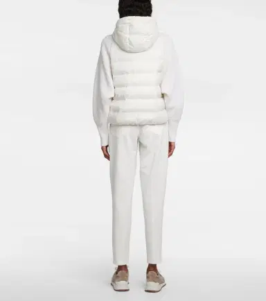 Brunello Cucinelli Wool and cashmere-blend knit jacket | Thumbnail 4 Brunello Cucinelli Wool and cashmere-blend knit jacket | Thumbnail 4