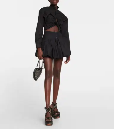 Alaïa Alaïa Embellished suede wedge sandals | Thumbnail 6 Alaïa Alaïa Embellished suede wedge sandals | Thumbnail 6