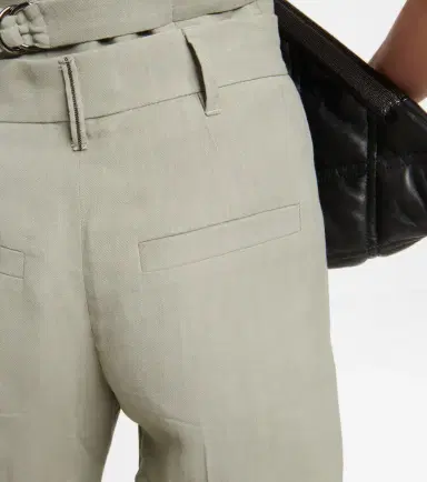 Brunello Cucinelli Straight twill pants | Thumbnail 2 Brunello Cucinelli Straight twill pants | Thumbnail 2