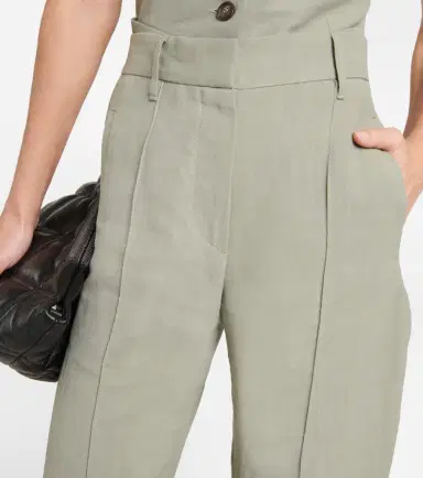 Brunello Cucinelli Straight twill pants | Thumbnail 6 Brunello Cucinelli Straight twill pants | Thumbnail 6