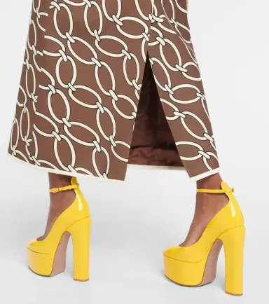 Valentino Garavani Tan-Go 155 patent leather platform pumps | Thumbnail 5 Valentino Garavani Tan-Go 155 patent leather platform pumps | Thumbnail 5
